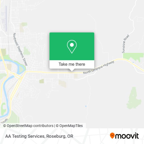 AA Testing Services map