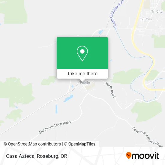 Casa Azteca map