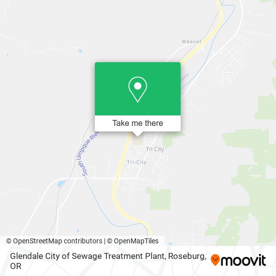 Glendale City of Sewage Treatment Plant map