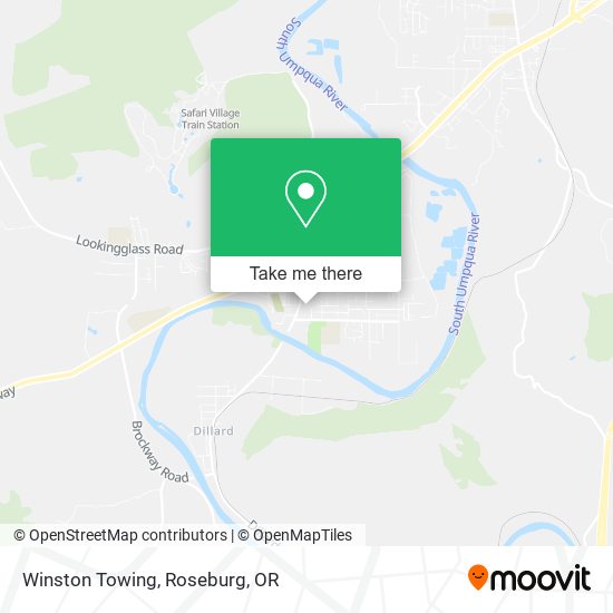 Winston Towing map