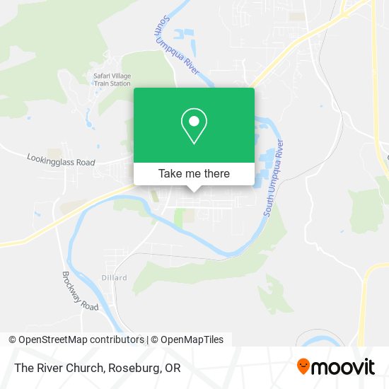 The River Church map