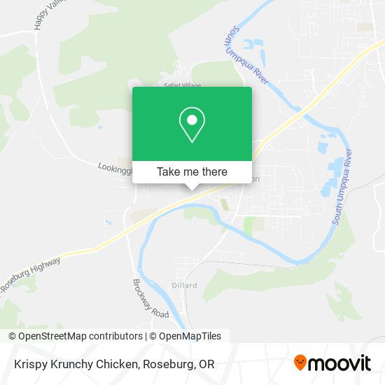 Mapa de Krispy Krunchy Chicken
