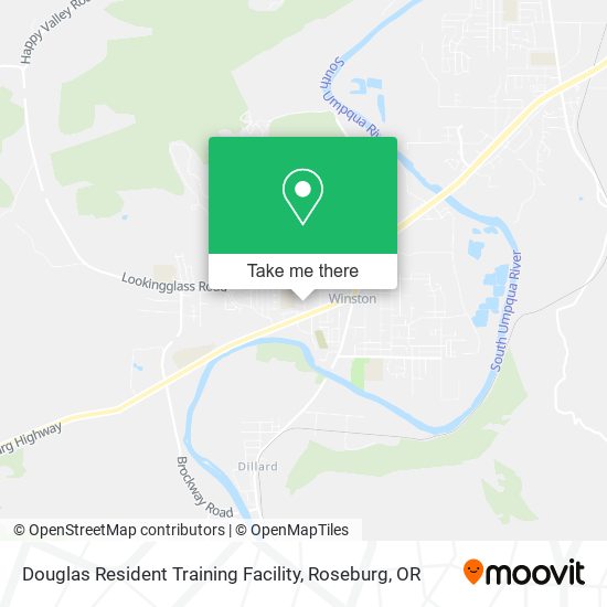 Douglas Resident Training Facility map