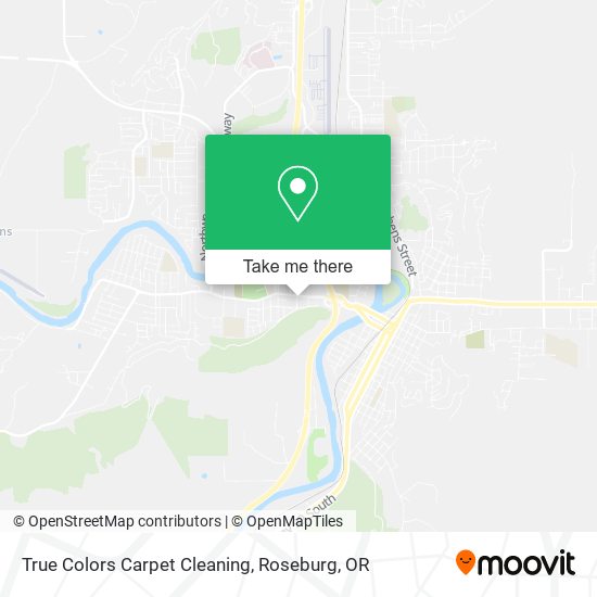 True Colors Carpet Cleaning map