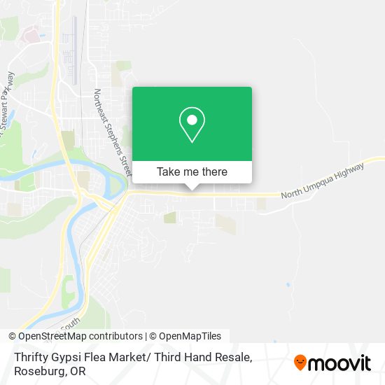 Thrifty Gypsi Flea Market/ Third Hand Resale map