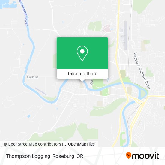 Thompson Logging map