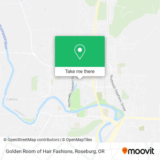 Golden Room of Hair Fashions map