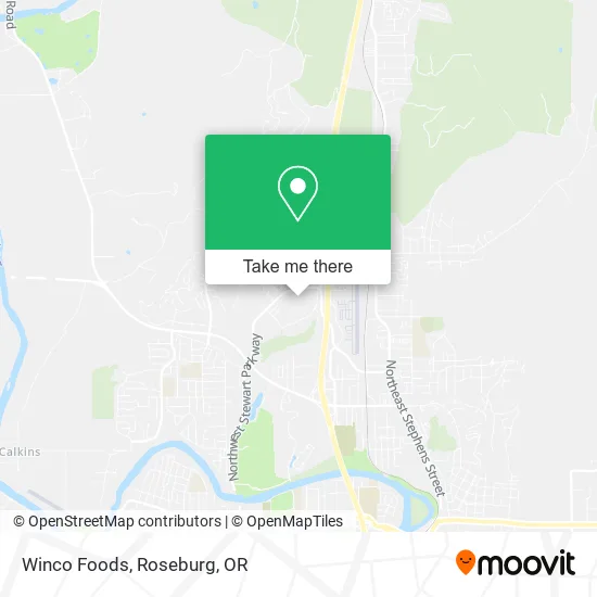 Winco Foods map