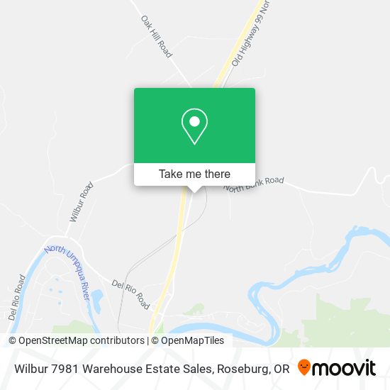 Wilbur 7981 Warehouse Estate Sales map