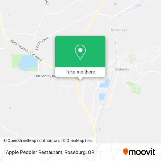 Mapa de Apple Peddler Restaurant