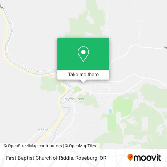 First Baptist Church of Riddle map