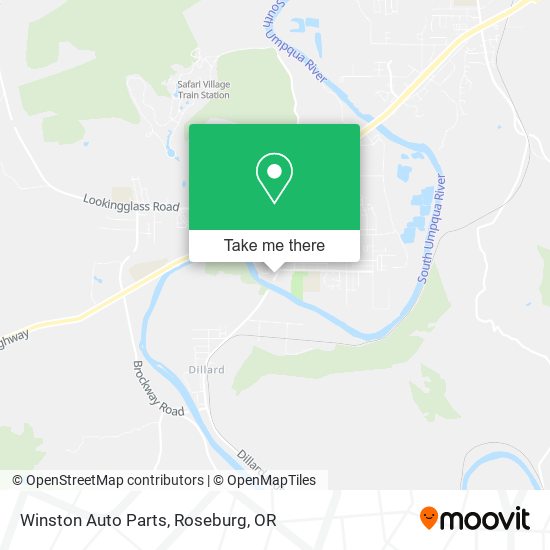 Winston Auto Parts map