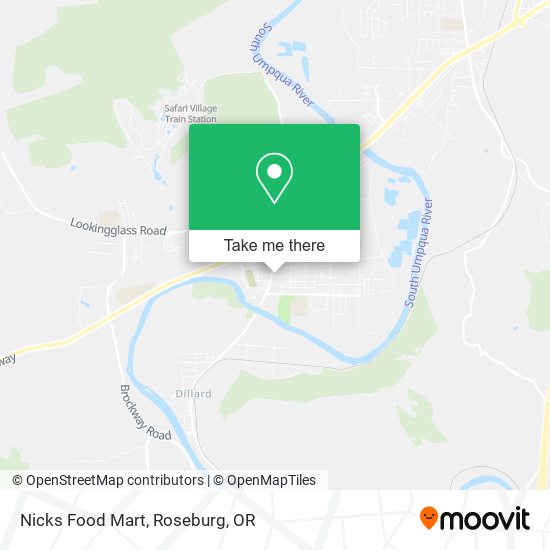 Mapa de Nicks Food Mart