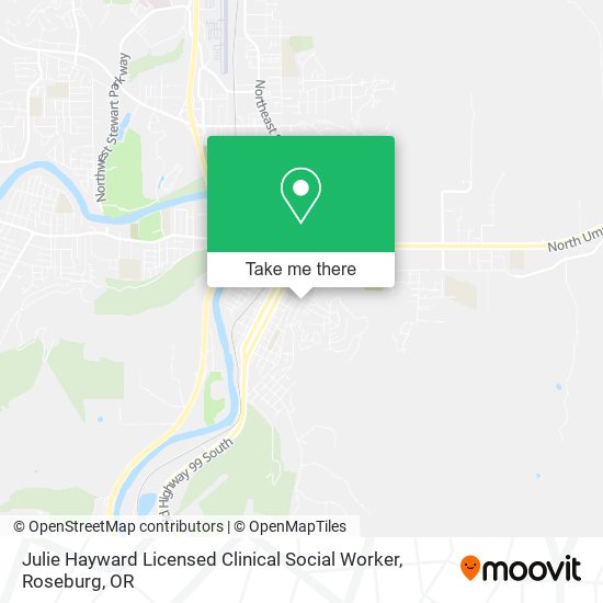 Julie Hayward Licensed Clinical Social Worker map