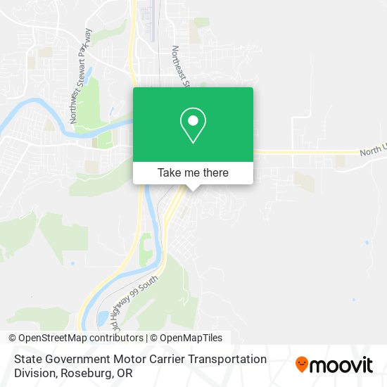 State Government Motor Carrier Transportation Division map