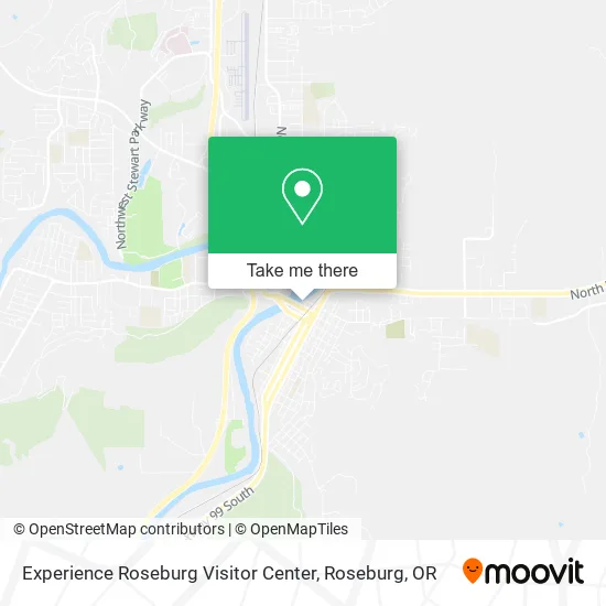 Experience Roseburg Visitor Center map