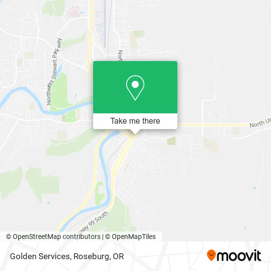 Golden Services map