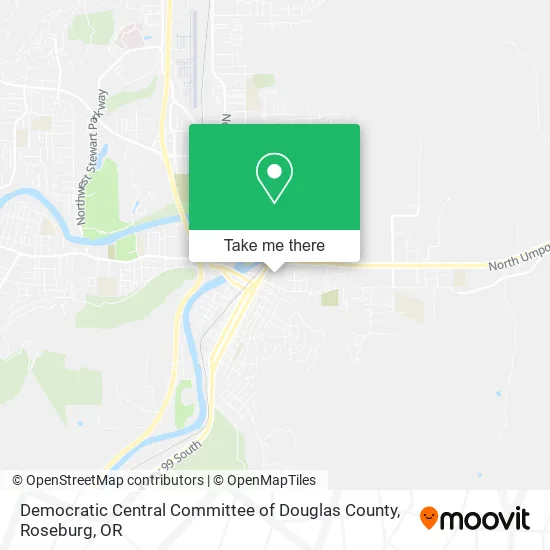 Democratic Central Committee of Douglas County map