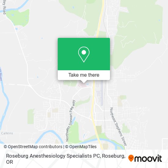 Mapa de Roseburg Anesthesiology Specialists PC