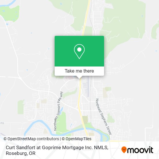 Curt Sandfort at Goprime Mortgage Inc. NMLS map