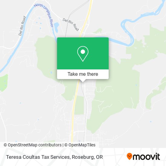 Teresa Coultas Tax Services map