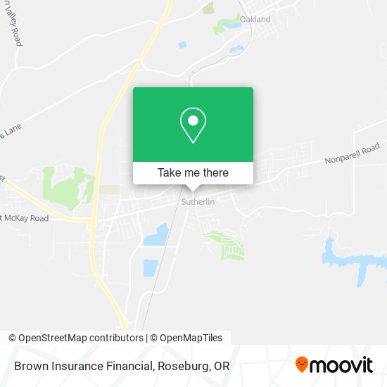 Brown Insurance Financial map