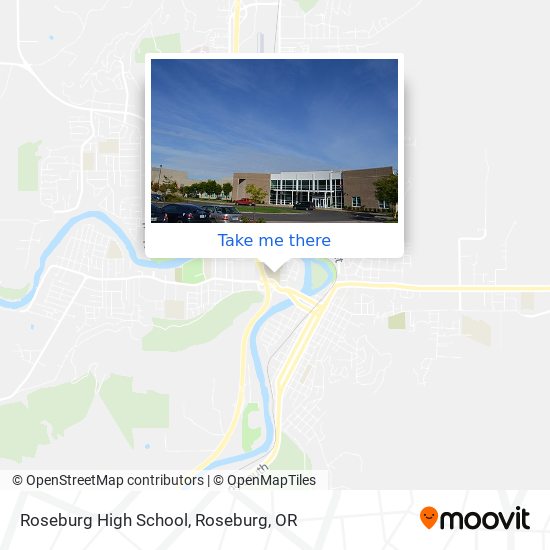 Roseburg High School map