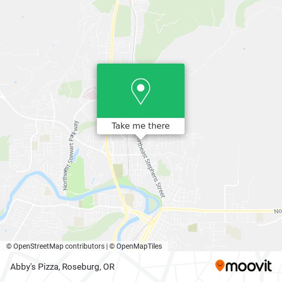 Abby's Pizza map