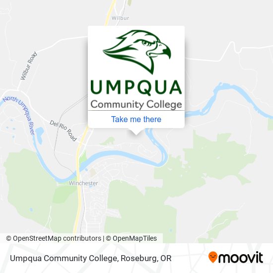 Umpqua Community College map