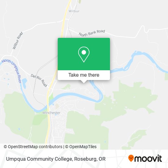 Umpqua Community College map