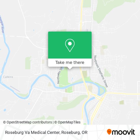 Mapa de Roseburg Va Medical Center