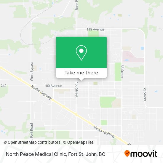 North Peace Medical Clinic map