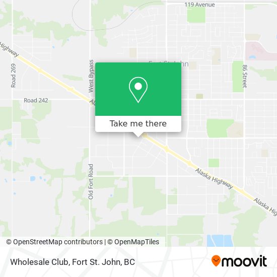 Wholesale Club map