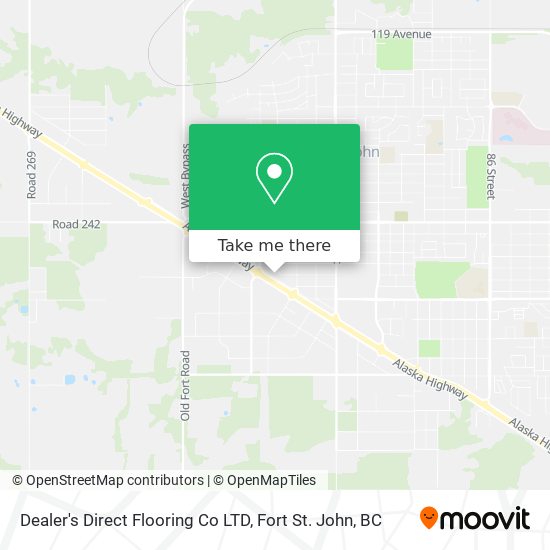 Dealer's Direct Flooring Co LTD map