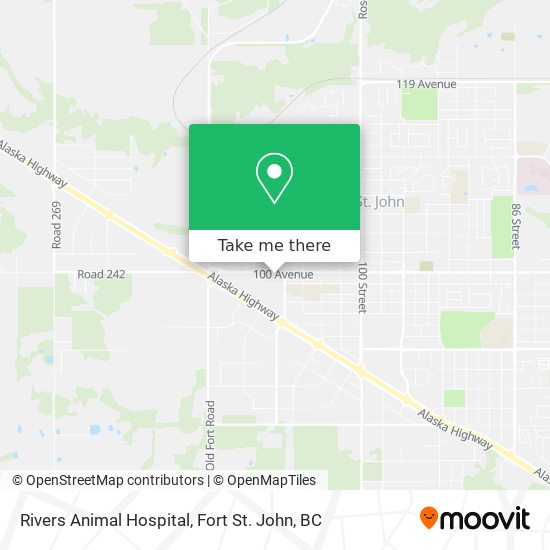 Rivers Animal Hospital map