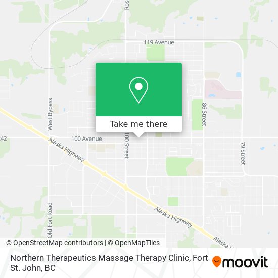 Northern Therapeutics Massage Therapy Clinic map