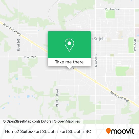 Home2 Suites-Fort St. John map