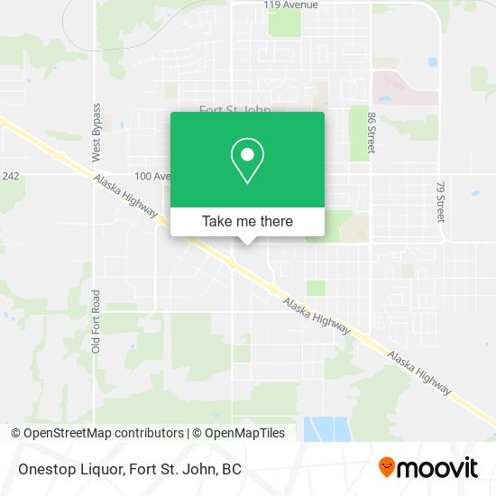 Onestop Liquor map