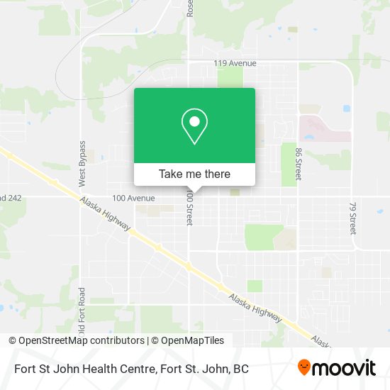 Fort St John Health Centre plan