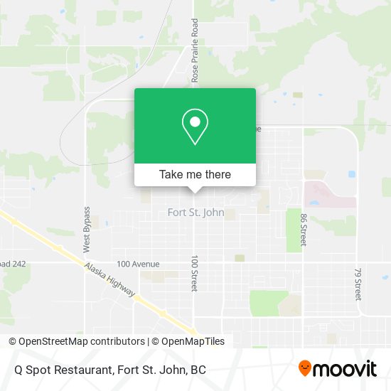 Q Spot Restaurant map