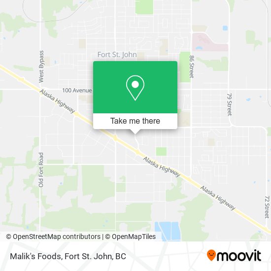 Malik's Foods map