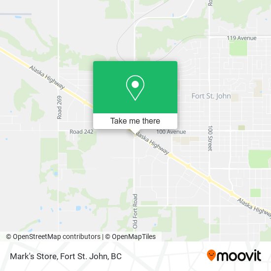 Mark's Store map