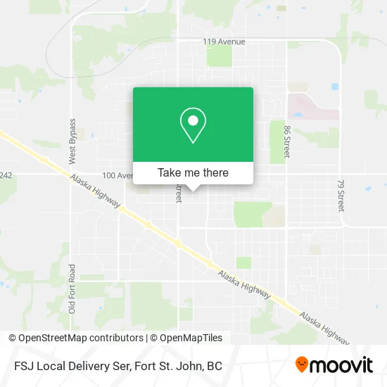 FSJ Local Delivery Ser map