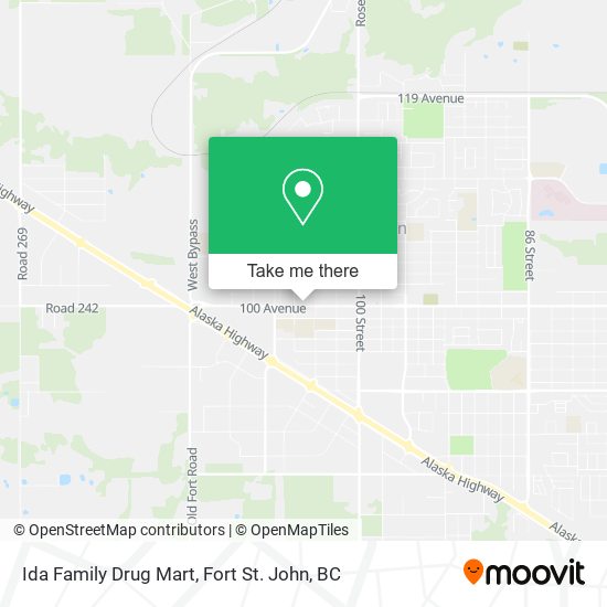 Ida Family Drug Mart map