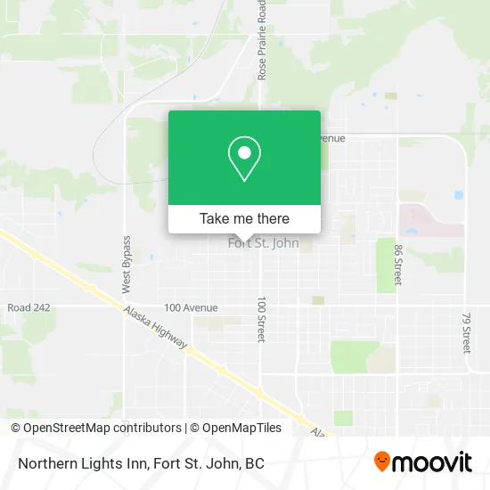 Northern Lights Inn map