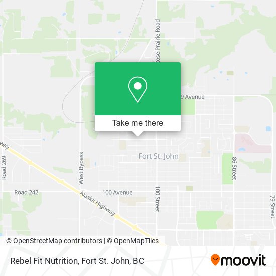 Rebel Fit Nutrition map