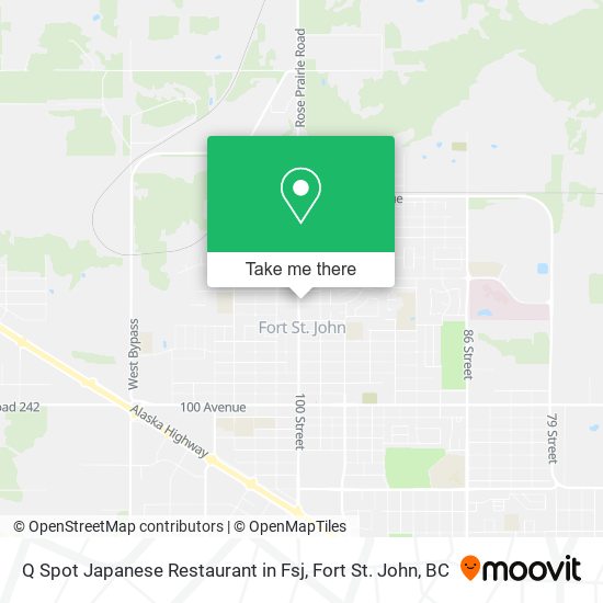 Q Spot Japanese Restaurant in Fsj map