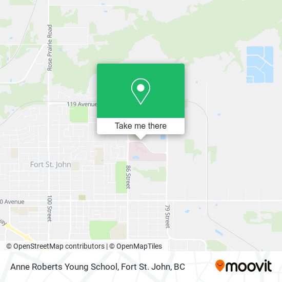 Anne Roberts Young School map