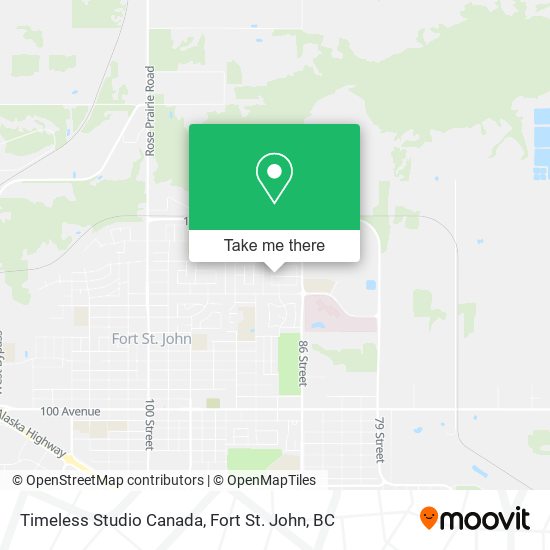 Timeless Studio Canada map