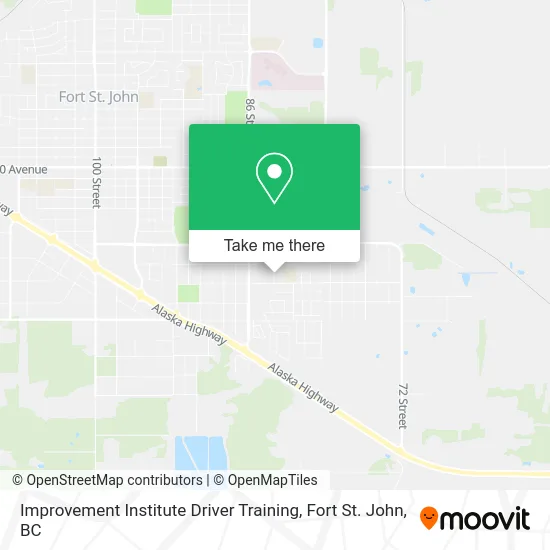 Improvement Institute Driver Training map
